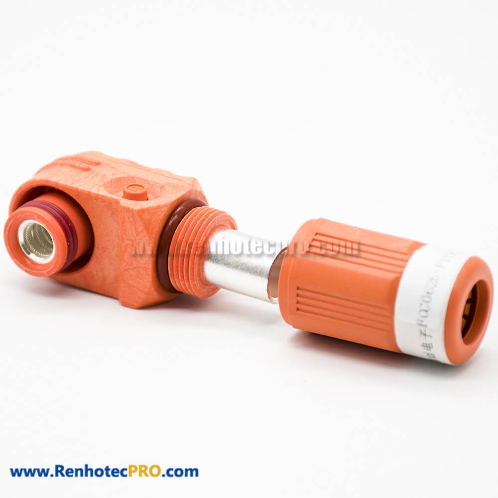 High Voltage Battery Connector Female 200A IP67 1 Pin Cable Plastic