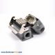 32 Pin Heavy Duty Connector H10B Male Without Contacts M25 Bulkhead Mounting Male Butt-Joint Female