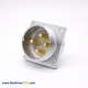 Male Socket P48 Straight 4 Pin Panel Mount Receptacles