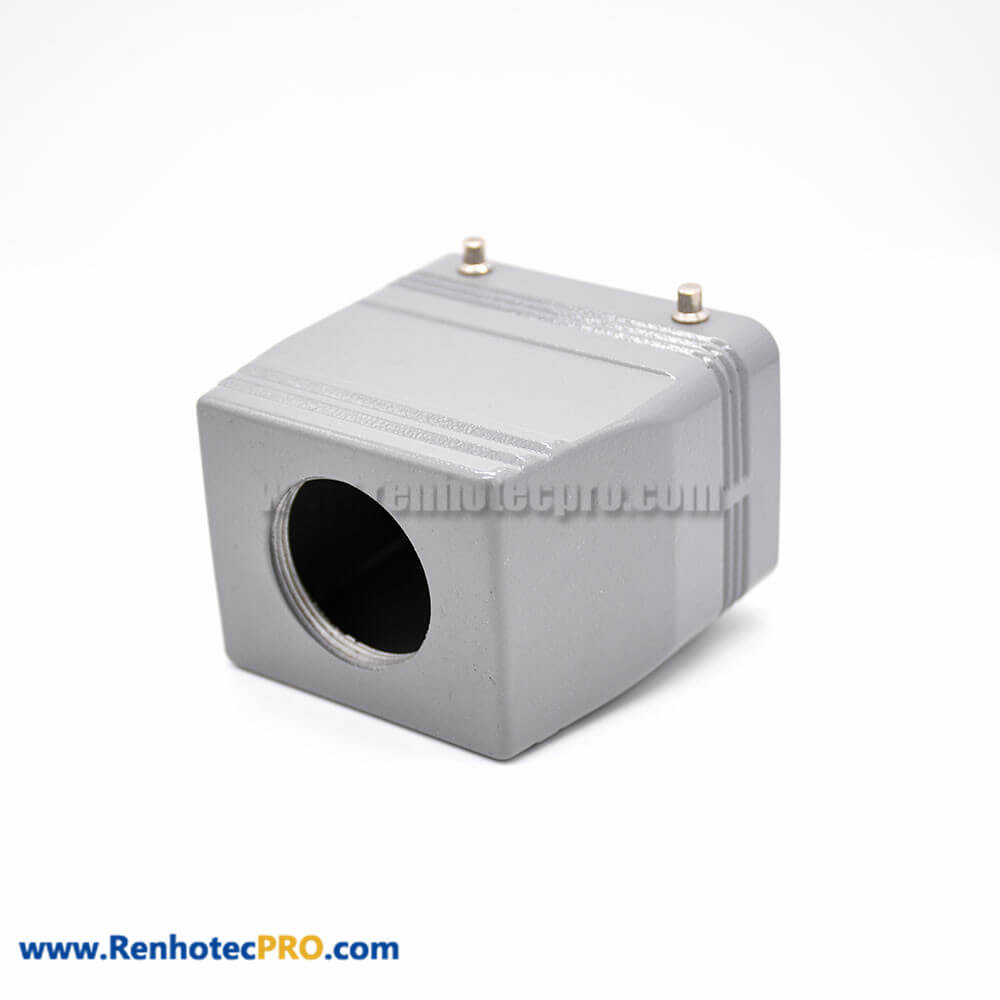 Heavy Duty 32 Pin Connector PG29 H32A Shell Hasp High Surfice Mounting High Top Cable Entry Male female Butt-Joint