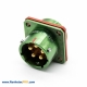 5 Pin Socket Y50DX Bayonet Coupling 14 Shell Size Male 180° panel mount Connector Solder Cup Aluminum Alloy