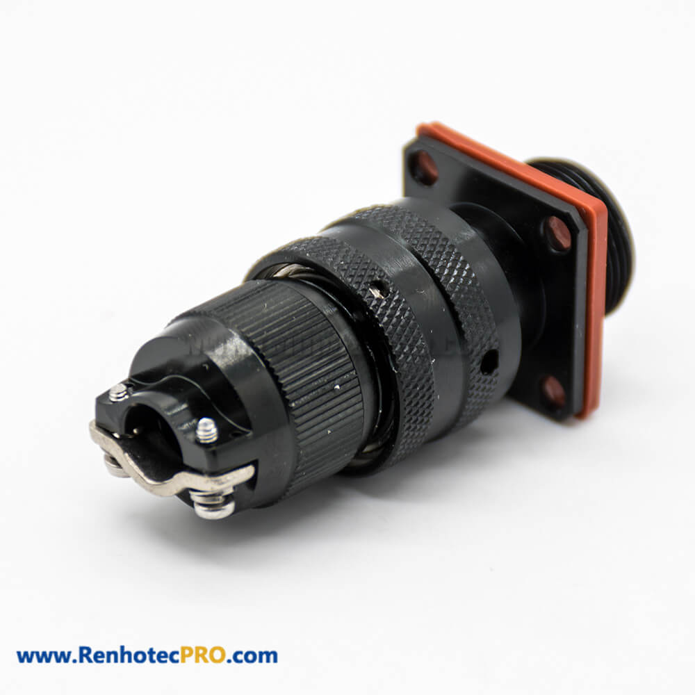 Y11P Circular Electric Connector 7Pin Male ButtJoint Female Straight