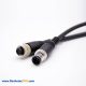 5 Pin M12 A Code Connector Straight Male To Female Double Ended Cable Molded Cable