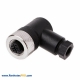 M12 4 Pole Female A Coded 90 Degree Unshielded Field Wireable Connector