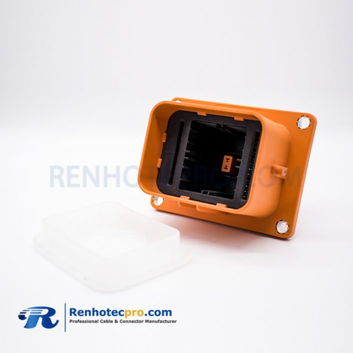 Mini MSD Connectors Orange Manual Service Disconnect for EV Battery System 400A Connector