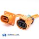 High Voltage Connector 2pin 35A Plug&Socket Straight MAX For Electric Car IP67 4mm²
