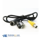 GX12 4 Pin Female Cable 1M to BNC DC Adapter for Automotive Vehicle Back View Camera