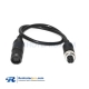 GX12 6Pin to 4Pin Female Aviation Connector with PUR/PVC Straight Cable 1M