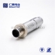 M12 Field Wireable Connector, A Code, 8pin, Male, Straight, Cable, Screw-Joint, Shield, Metal,