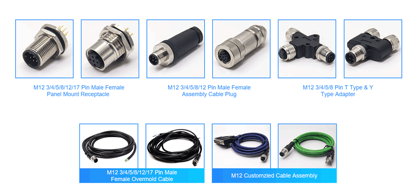 Specialized Cables M12 Pwr SE Crdst 4P M 90D/PgTl 14AWG 2m 120500-0005