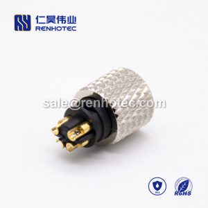 sensor Connector m8 lnjection Molding Female 4pin Straight Solder Cup Unshielded