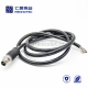 M12 Overmolded Cable, X Code, 8pin, Male, Straight, Cable, Solder, Single Ended Cable,M12 Power Cable