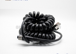 M12 Overmolded Cable, , 4pin, Female, Straight, Cable, Solder, Double Ended Cable, M12 to RJ45,M12 Power Cable