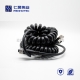 M12 Overmolded Cable, , 4pin, Female, Straight, Cable, Solder, Double Ended Cable, M12 to RJ45,M12 Power Cable