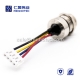 M8 Wire Harness A Code 4pin Female Straight Solder Front Mount Double Ended Cable M8 to Terminal