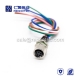 M8 Wire Harness, B Code, 5pin, Female, Straight, Cable, Solder, Back Mount, Single Ended Cable