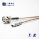 2 pin LEMO cable to BNC Male Straight Push pull self-locking FFA.00S RG316 2M Copper