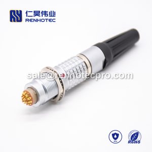 14 pin LEMO connector fgg.3b Series Male Straight Push pull self-locking Cable
