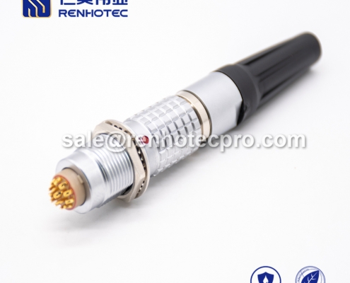 14 pin LEMO connector fgg.3b Series Male Straight Push pull self-locking Cable