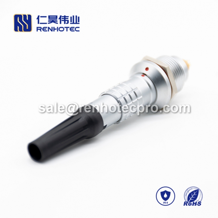 LEMO fgg.1k connector 3 pin Male Straight Push pull self-locking FGG Cable