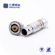 LEMO hybrid connector 8+1 pin pin S Series Male Straight Push pull self-locking FGG Cable