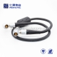 16 pin LEMO Cable B Series Male Right Angle Push pull self-locking FHG.3B PVC 1M Black Shield